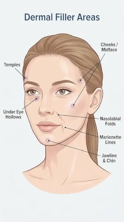 Dermal filler injection at Hollywood Clinic