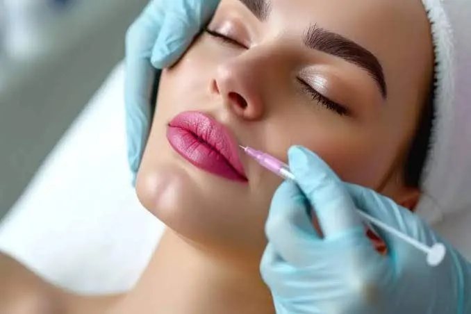 Chin and jawline filler treatment